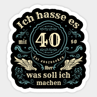 40th birthday Sticker